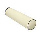 Decorative bolster pillow cover for porch swing