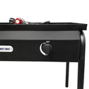 Double High Pressure Portable Propane Gas Stove Burner 75,000 BTU Auto Ignition