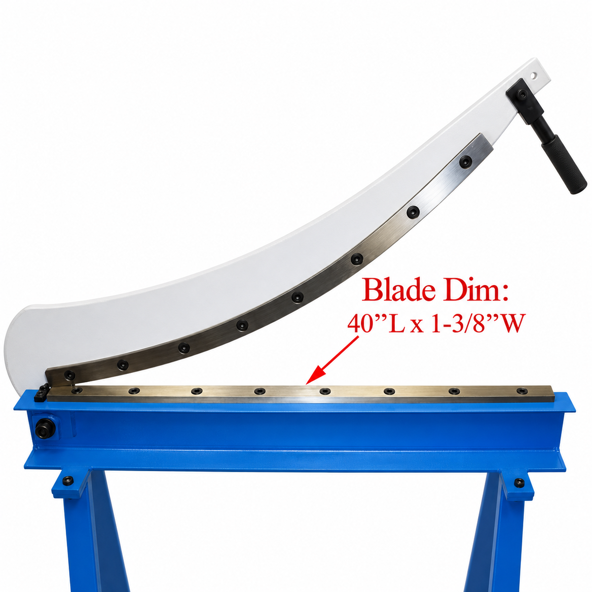 40" Guillotine Shear, 16 Gauge Sheet Metal Cutter For Plate Cutting And Workshop Fabrication