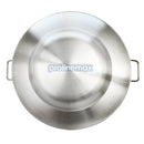 HD 23'' Wide Stainless Steel  Concave Comal  Griddle Pan Cooking Grill Fry Pan