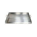 HEAVY DUTY 36" x 20" Stainless Steel Flat Top TRIPLE Griddle Plancha Extra Rib Double Bottom