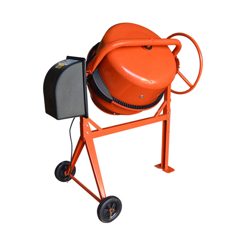 HD Portable Electric 170L Steel Stucco Concrete Cement Mixer Contractor Mortar