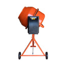 Heavy Duty 6CU FT, 170L Portable Electric Cement Mixer Steel Drum Concrete Mortar Mixer for Stucco, Plaster & Construction Contractor-Grade 110V Mixing Machine