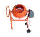 Heavy Duty 6CU FT, 170L Portable Electric Cement Mixer Steel Drum Concrete Mortar Mixer for Stucco, Plaster & Construction Contractor-Grade 110V Mixing Machine
