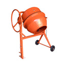 Heavy Duty 6CU FT, 170L Portable Electric Cement Mixer Steel Drum Concrete Mortar Mixer for Stucco, Plaster & Construction Contractor-Grade 110V Mixing Machine