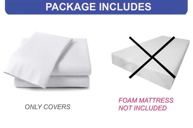 Contrast Trim 6" Twin Mattress Size 75x39x6 Outdoor Daybed Fitted Sheet Slip Cover Only -AD102
