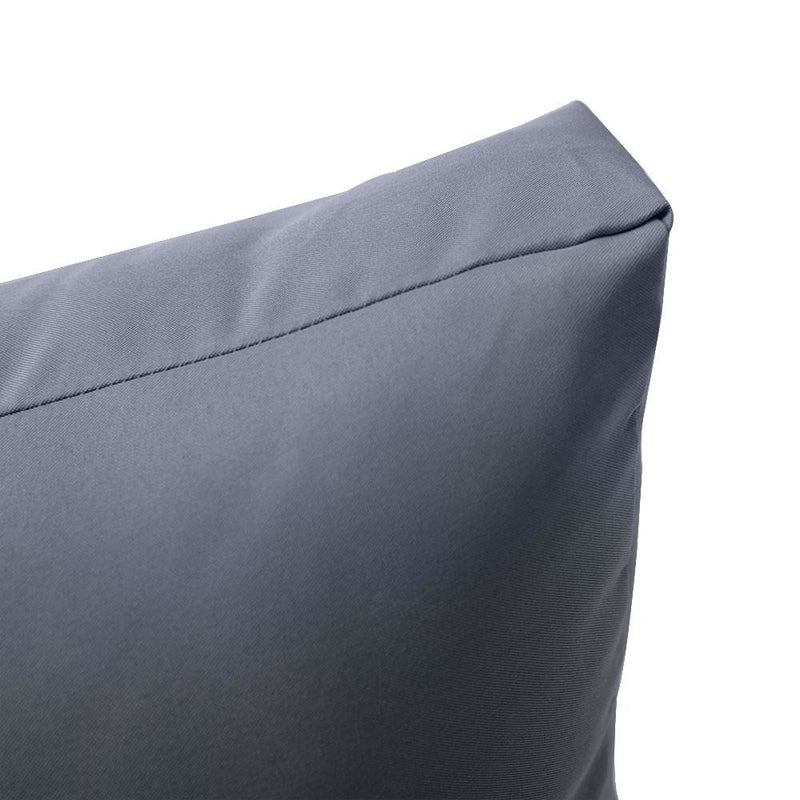|COVER ONLY| Knife Edge Outdoor Deep Seat Cushion 26x30x6, Water Repellent, Patio Furniture Patio Cushion Slipcovers Replacement Seat Cushion Covers AD001