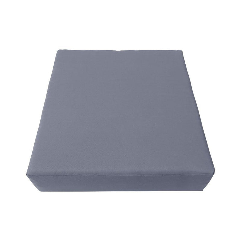 |COVER ONLY| Knife Edge Outdoor Deep Seat Cushion 26x30x6, Water Repellent, Patio Furniture Patio Cushion Slipcovers Replacement Seat Cushion Covers AD001