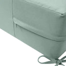 Outdoor deep seat back slip cover replacement