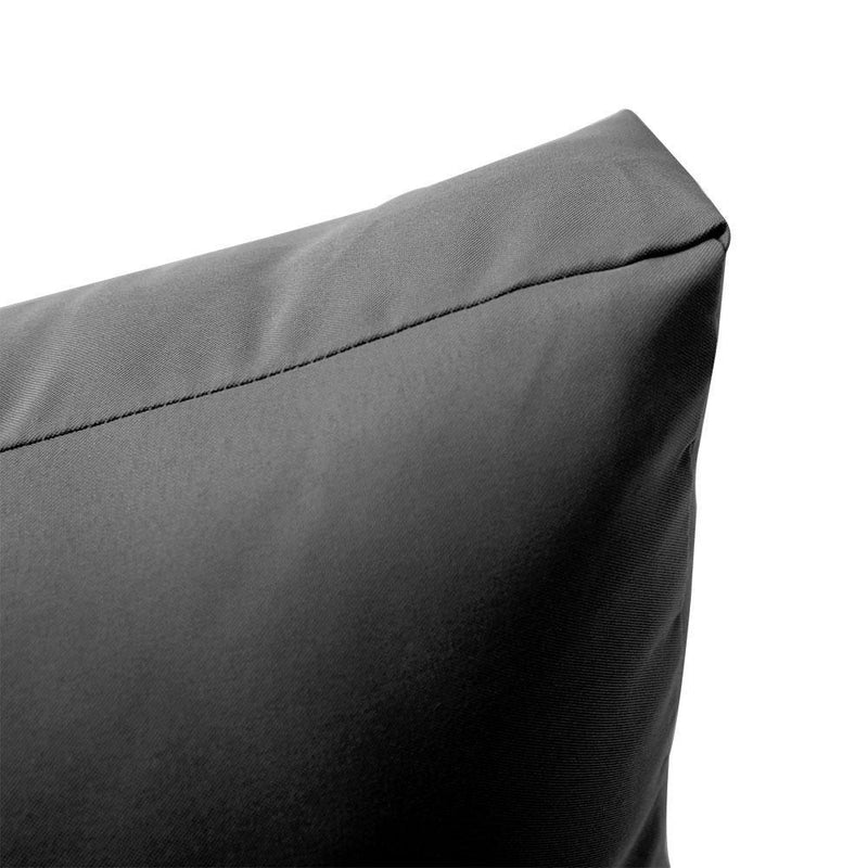|COVER ONLY| Knife Edge Outdoor Deep Seat Cushion 26x30x6, Water Repellent, Patio Furniture Patio Cushion Slipcovers Replacement Seat Cushion Covers AD003