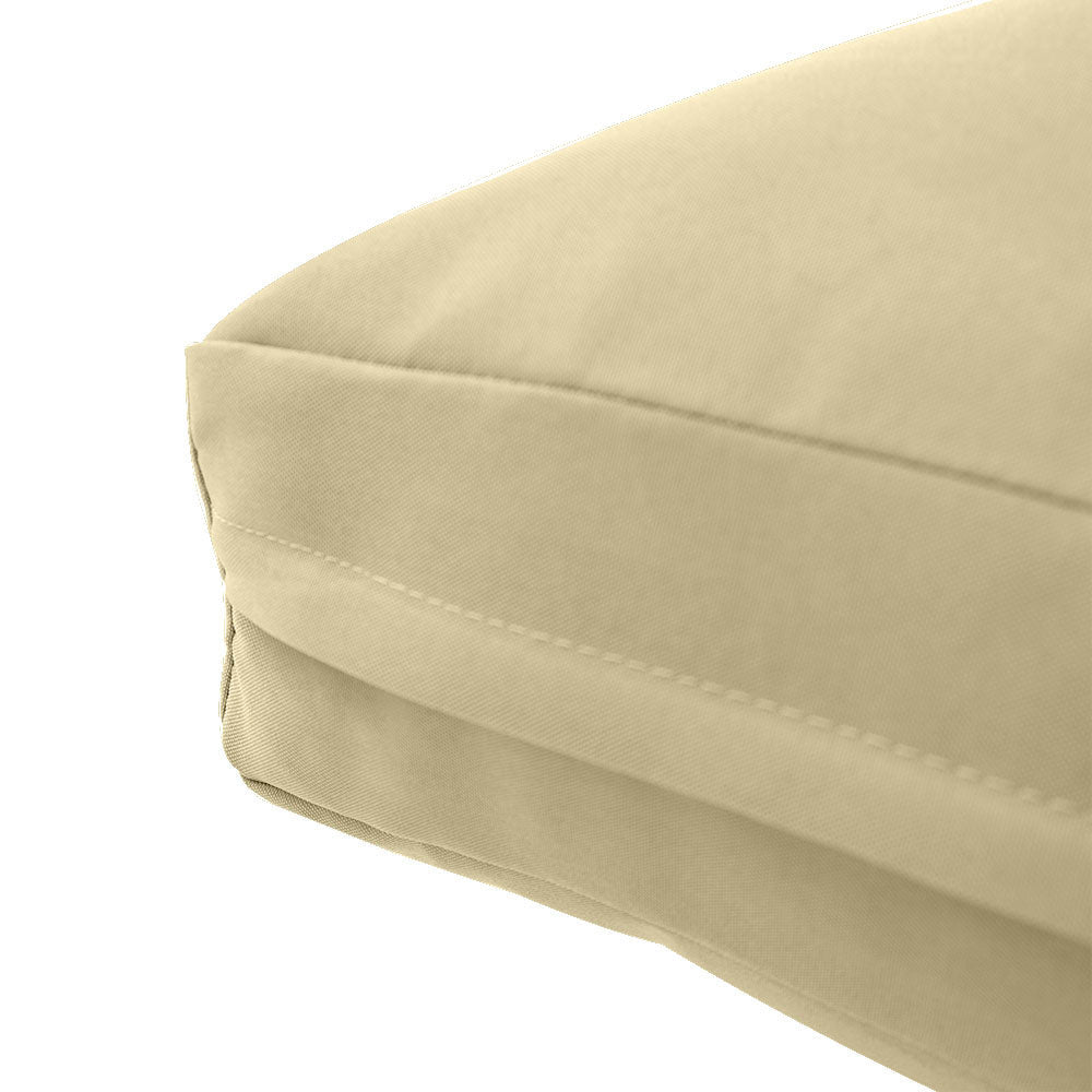 Outdoor lounge chair cushion