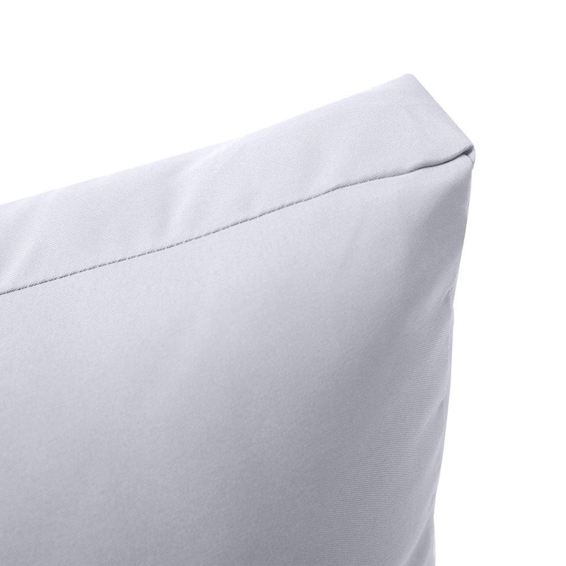 Knife Edge Large Size 26"x30"x6" Outdoor Deep Seat Cushion, Water Repellent, Patio Deep Seat Backrest Cushion Insert & Cover Set AD105