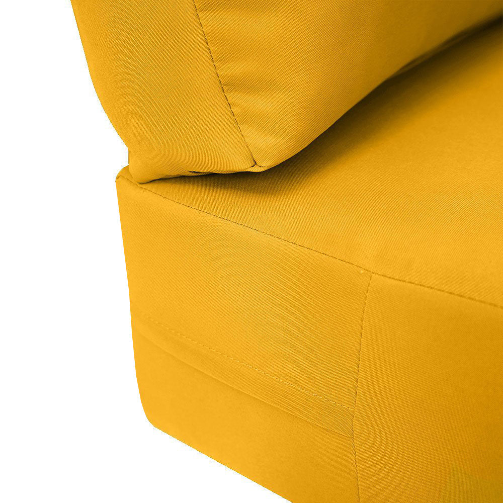 Outdoor lounge chair cushion