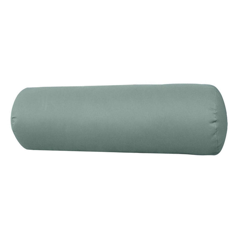 Decorative bolster pillow cover for porch swing 
