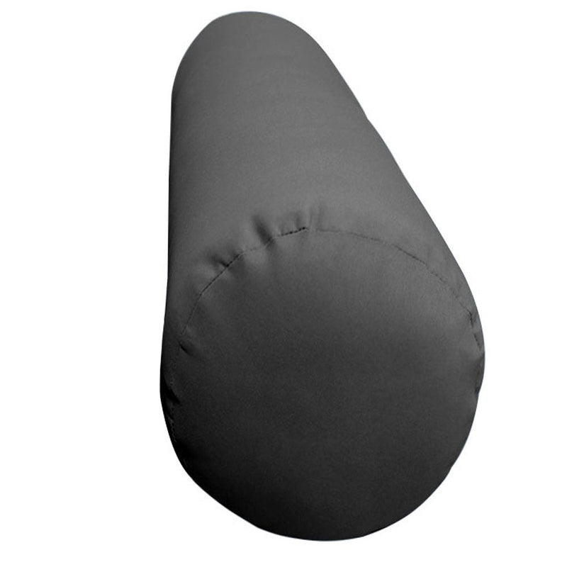 |COVER ONLY| Knife Edge Large Size 26x6 Outdoor Bolster Pillow Water Repellent Decorative Bolster Pillow for Porch Swing Couch Sofa Cushion Patio Furniture AD003