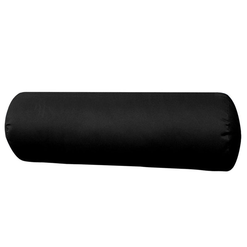 Decorative bolster pillow for porch swing