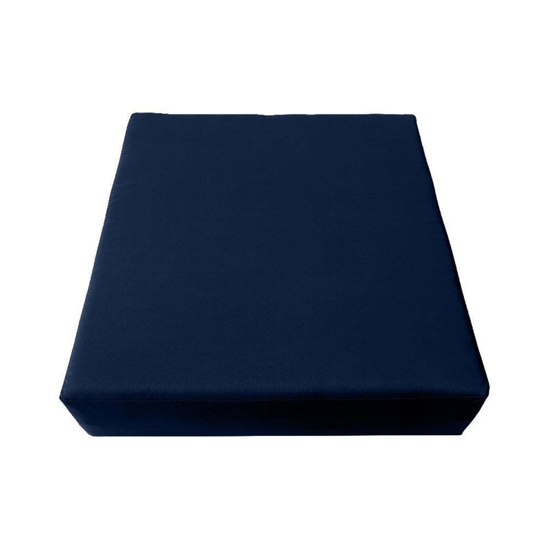 |COVER ONLY| Knife Edge Outdoor Deep Seat Cushion 24x26x6, Water Repellent, Patio Furniture Patio Cushion Slipcovers Replacement Seat Cushion Covers AD101