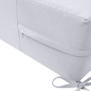 Outdoor deep seat back slip cover replacement
