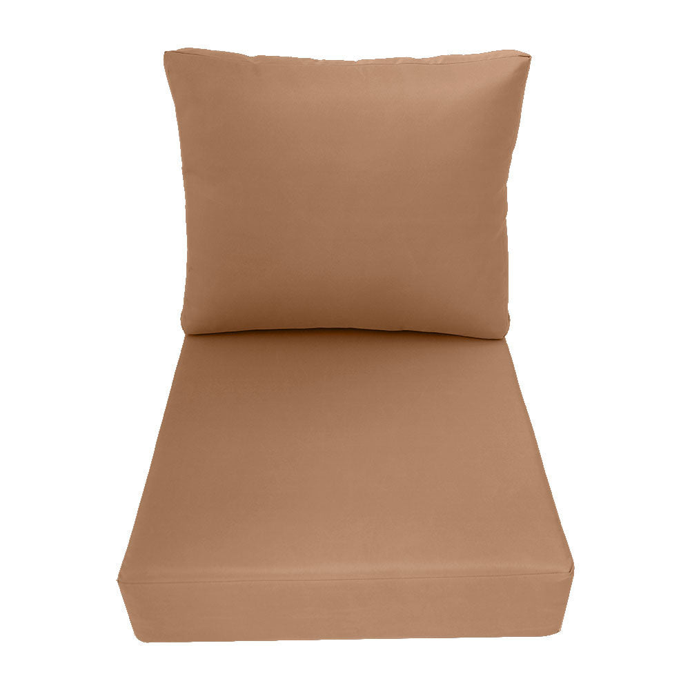 Outdoor lounge chair cushion
