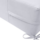 Outdoor lounge chair cushion