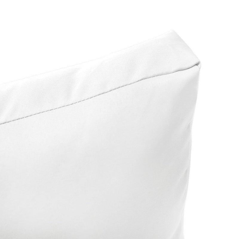 Knife Edge Medium Size 24"x26"x6" Outdoor Deep Seat Cushion, Water Repellent, Patio Deep Seat Backrest Cushion Insert & Cover Set AD106