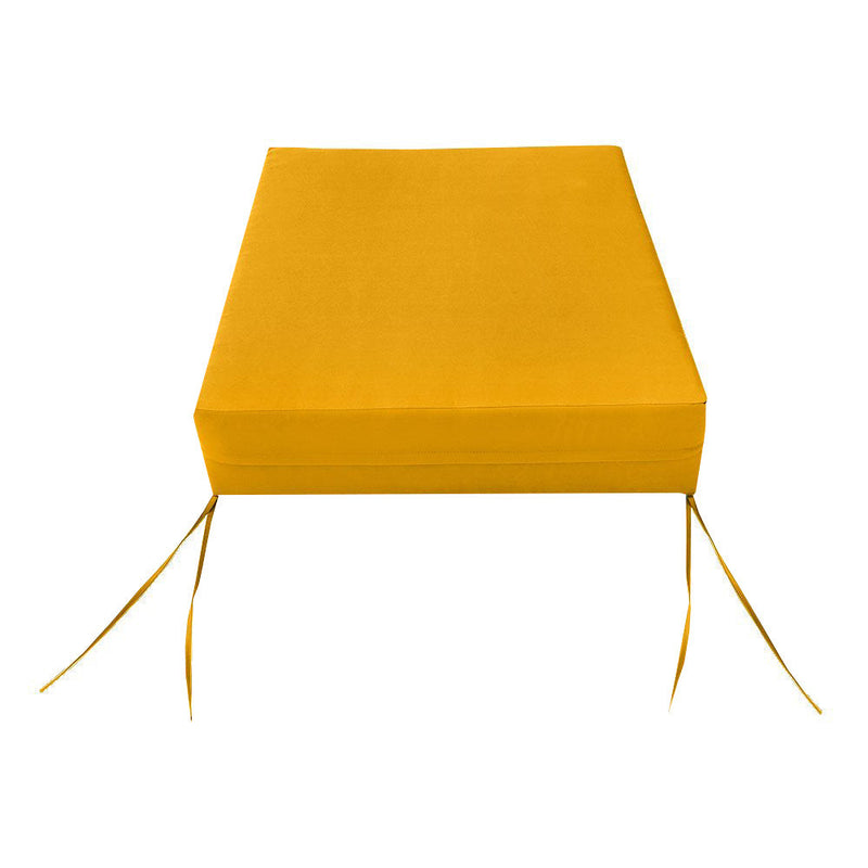 |COVER ONLY| Knife Edge Outdoor Deep Seat Cushion 24x26x6, Water Repellent, Patio Furniture Patio Cushion Slipcovers Replacement Seat Cushion Covers AD108