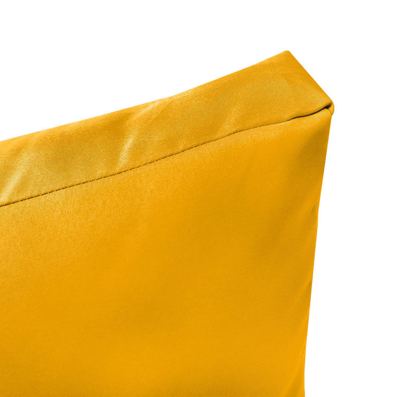 |COVER ONLY| Knife Edge Outdoor Deep Seat Cushion 24x26x6, Water Repellent, Patio Furniture Patio Cushion Slipcovers Replacement Seat Cushion Covers AD108