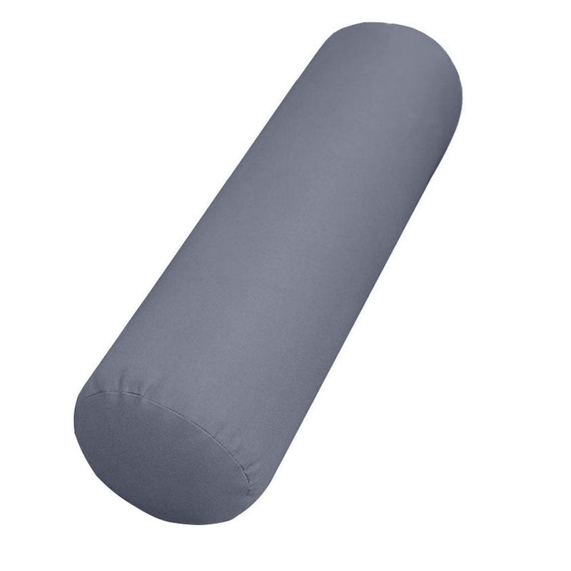 |COVER ONLY| Medium Size 24x26x6 Knife Edge Outdoor Deep Seat Backrest Cushion with Bolster, Water Repellent, Patio Cushion Slipcovers Replacement AD001