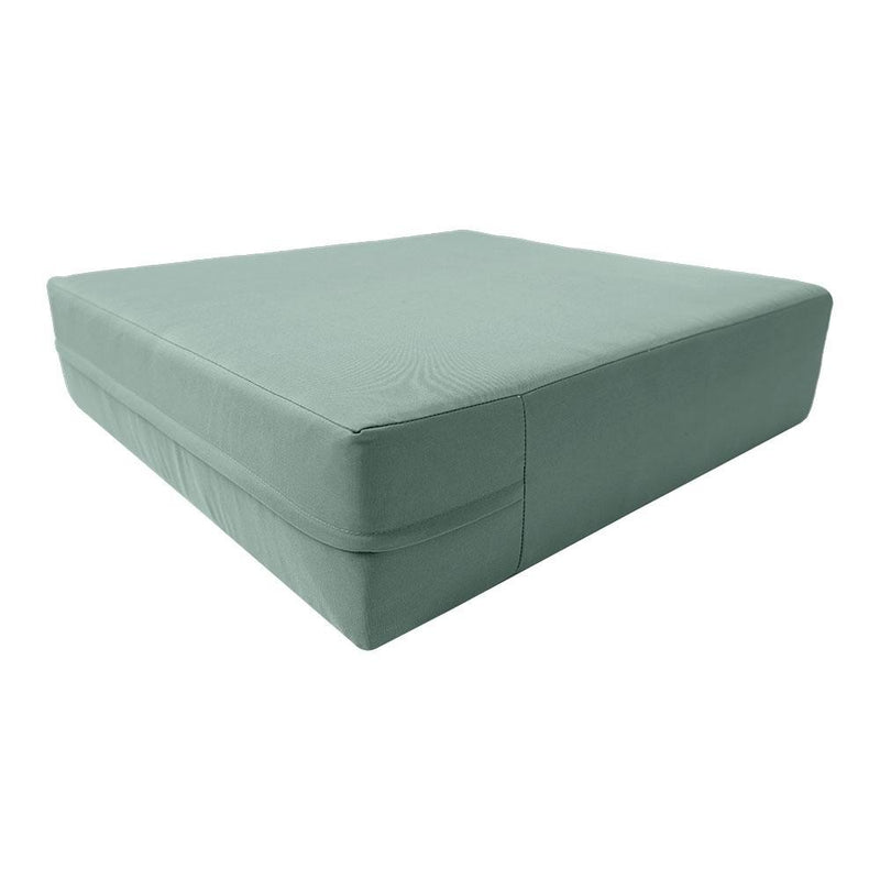 |COVER ONLY| Knife Edge Outdoor Deep Seat Cushion 23x24x6, Water Repellent, Patio Furniture Patio Cushion Slipcovers Replacement Seat Cushion Covers AD002