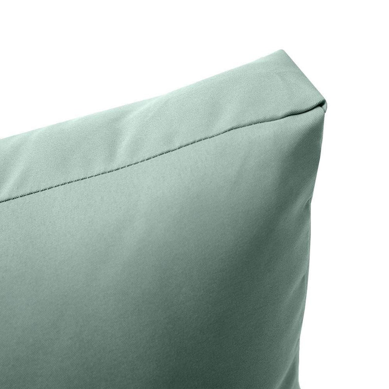 |COVER ONLY| Knife Edge Outdoor Deep Seat Cushion 23x24x6, Water Repellent, Patio Furniture Patio Cushion Slipcovers Replacement Seat Cushion Covers AD002
