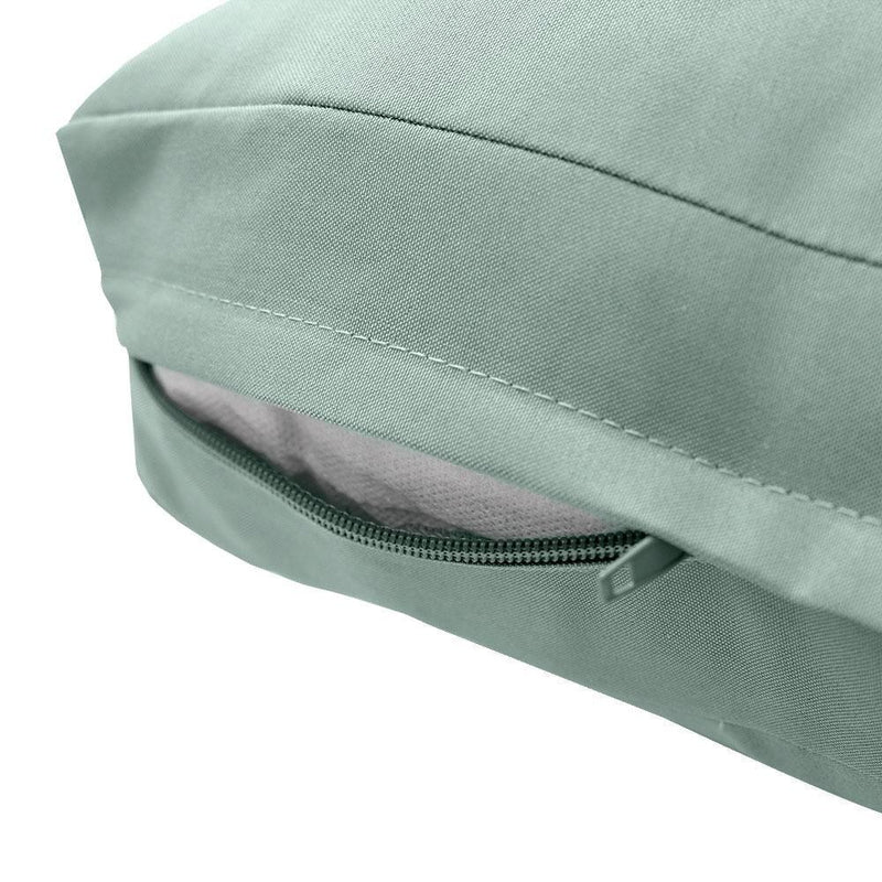 |COVER ONLY| Knife Edge Outdoor Deep Seat Cushion 23x24x6, Water Repellent, Patio Furniture Patio Cushion Slipcovers Replacement Seat Cushion Covers AD002