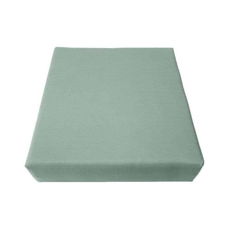 |COVER ONLY| Knife Edge Outdoor Deep Seat Cushion 23x24x6, Water Repellent, Patio Furniture Patio Cushion Slipcovers Replacement Seat Cushion Covers AD002