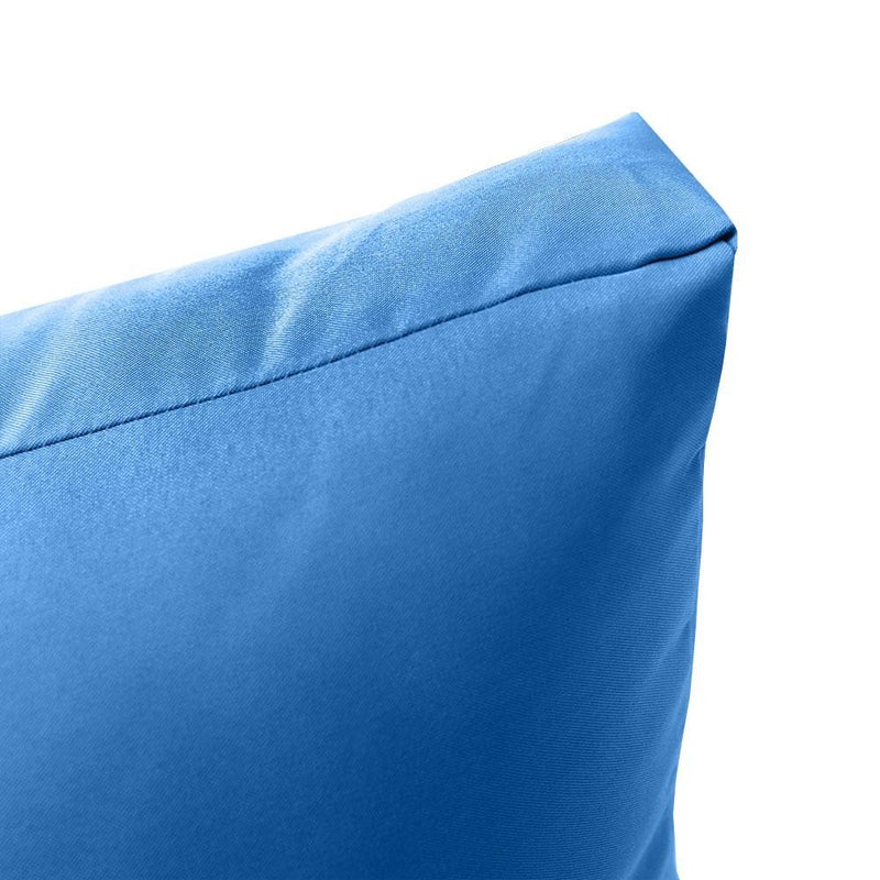 |COVER ONLY| Knife Edge Outdoor Deep Seat Cushion 23x24x6, Water Repellent, Patio Furniture Patio Cushion Slipcovers Replacement Seat Cushion Covers AD102