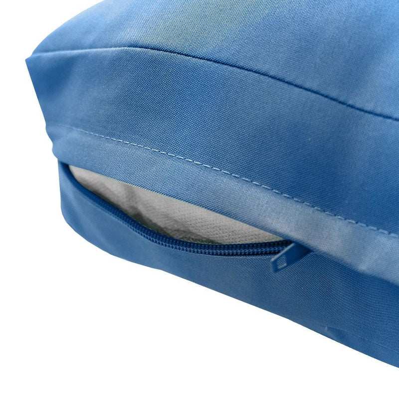 |COVER ONLY| Knife Edge Outdoor Deep Seat Cushion 23x24x6, Water Repellent, Patio Furniture Patio Cushion Slipcovers Replacement Seat Cushion Covers AD102