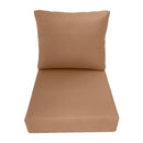 Outdoor lounge chair cushion