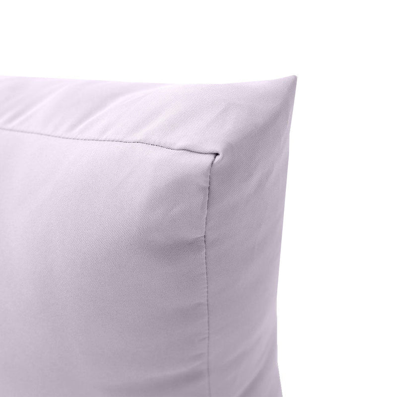 Knife Edge Small Size 23"x24"x6" Outdoor Deep Seat Cushion, Water Repellent, Patio Deep Seat Backrest Cushion Insert & Cover Set AD107