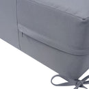 Outdoor lounge chair cushion