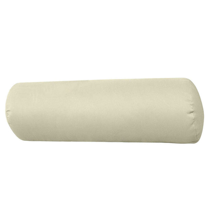 Decorative bolster pillow cover for porch swing