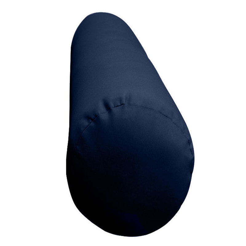 |COVER ONLY| Knife Edge Small Size 23x6 Outdoor Bolster Pillow Water Repellent Decorative Bolster Pillow for Porch Swing Couch Sofa Cushion Patio Furniture AD101