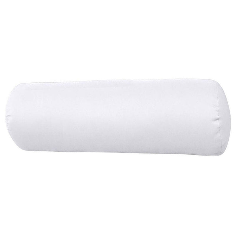 |COVER ONLY| Knife Edge Small Size 23x6 Outdoor Bolster Pillow Water Repellent Decorative Bolster Pillow for Porch Swing Couch Sofa Cushion Patio Furniture AD105