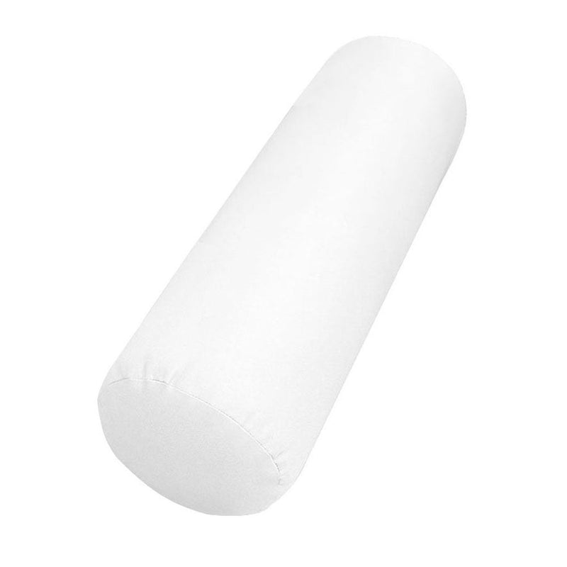 |COVER ONLY| Knife Edge Small Size 23x6 Outdoor Bolster Pillow Water Repellent Decorative Bolster Pillow for Porch Swing Couch Sofa Cushion Patio Furniture AD106