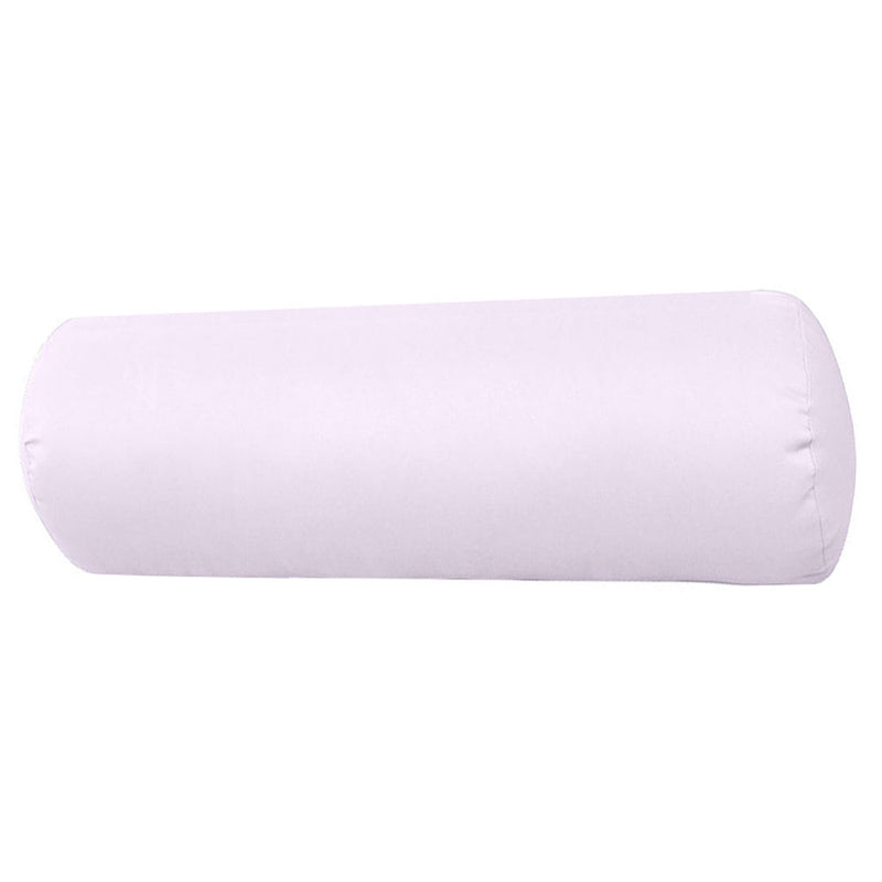 |COVER ONLY| Knife Edge Small Size 23x6 Outdoor Bolster Pillow Water Repellent Decorative Bolster Pillow for Porch Swing Couch Sofa Cushion Patio Furniture AD107