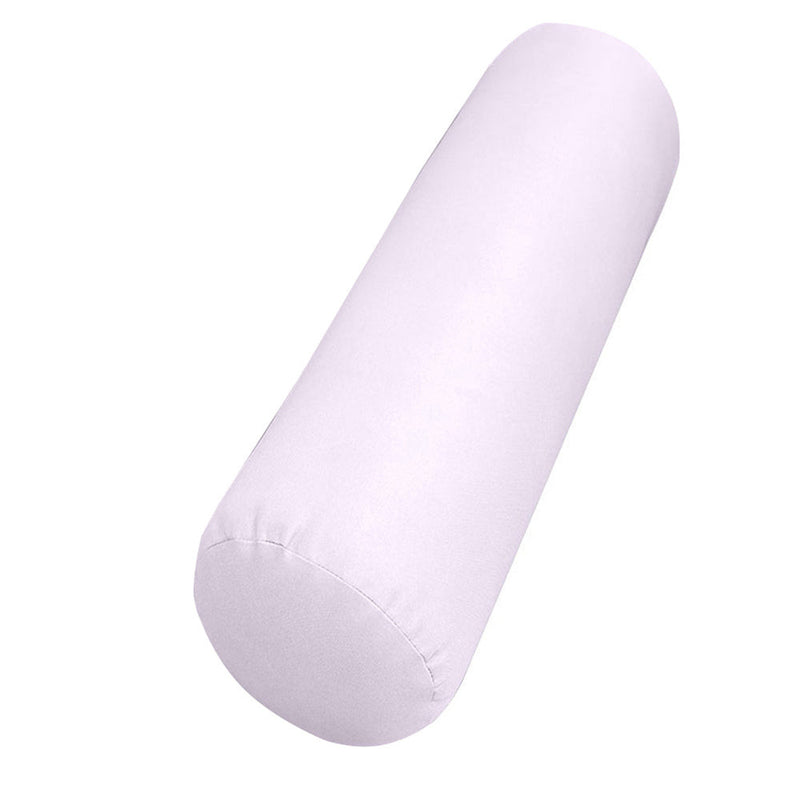 |COVER ONLY| Knife Edge Small Size 23x6 Outdoor Bolster Pillow Water Repellent Decorative Bolster Pillow for Porch Swing Couch Sofa Cushion Patio Furniture AD107