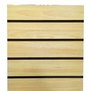 MAPLE 12'' x 12'' x 54'' Revolving Slatwall Floor Display Rotating 4 Sided Retail Fixture