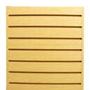 MAPLE 20'' x 20'' x 54'' Revolving Slatwall Floor Display Rotating Cube Tower 4 Sided Retail Fixture