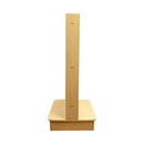 25x25x54 Maple 2-Way Sided Slatwall Merchandiser Displays Tower Floor Stand
