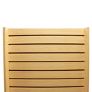 25x25x54 Maple 2-Way Sided Slatwall Merchandiser Displays Tower Floor Stand