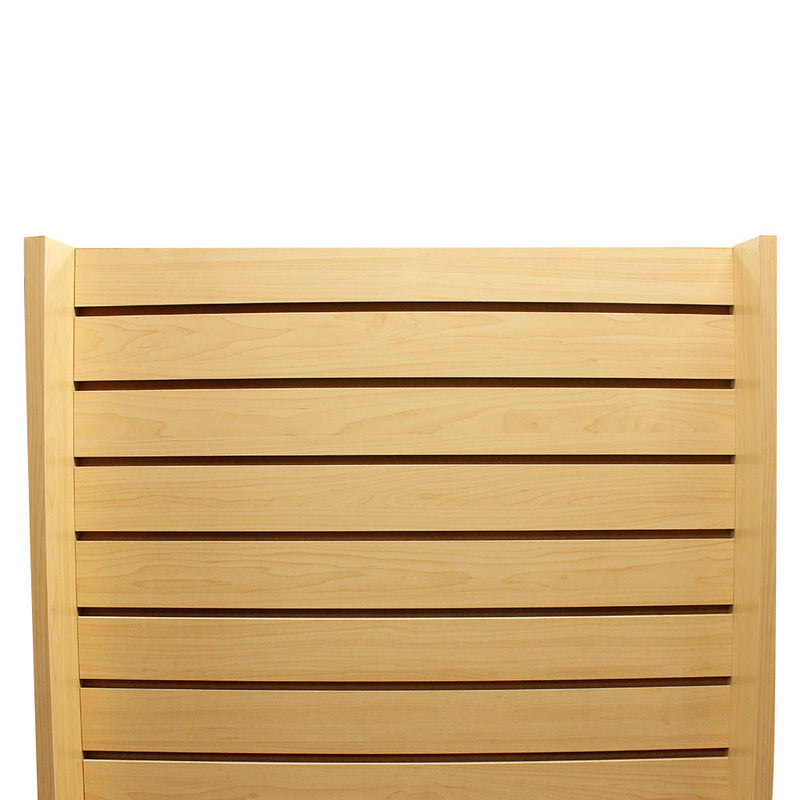 25x25x54 Maple 2-Way Sided Slatwall Merchandiser Displays Tower Floor Stand