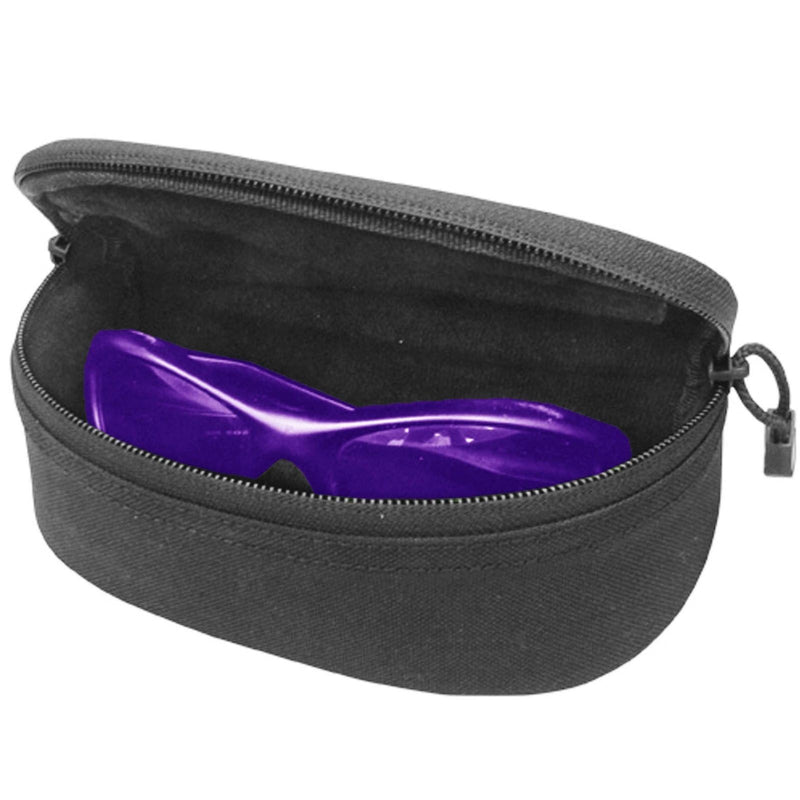 Condor Molle Tactical SUNGLASSES Case Carrying Pouch Eyeglasses Padded Case-BLACK