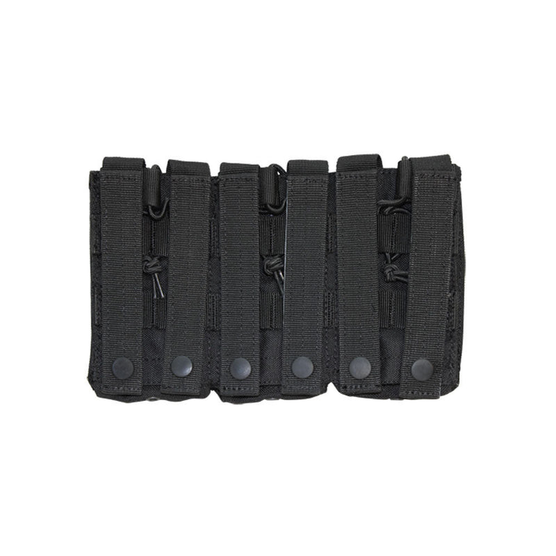 Condor Molle Tactical Triple Stacker M4 Magazine Mag Pouch - Black